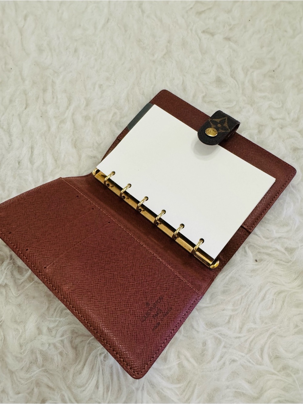 Louis Vuitton Brown Monogram Canvas Agenda Cover - Picture 2 of 12